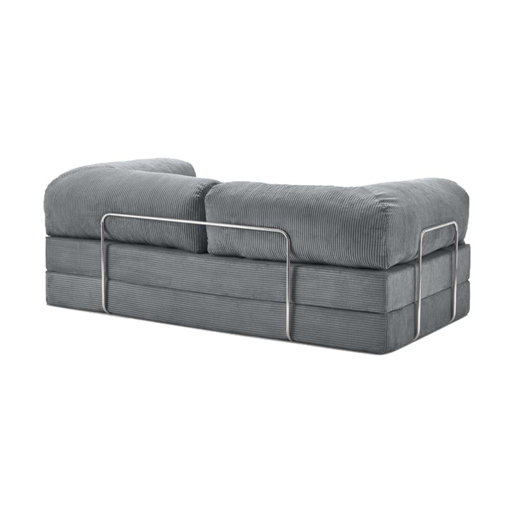 Modern Gray Corduroy Sofa