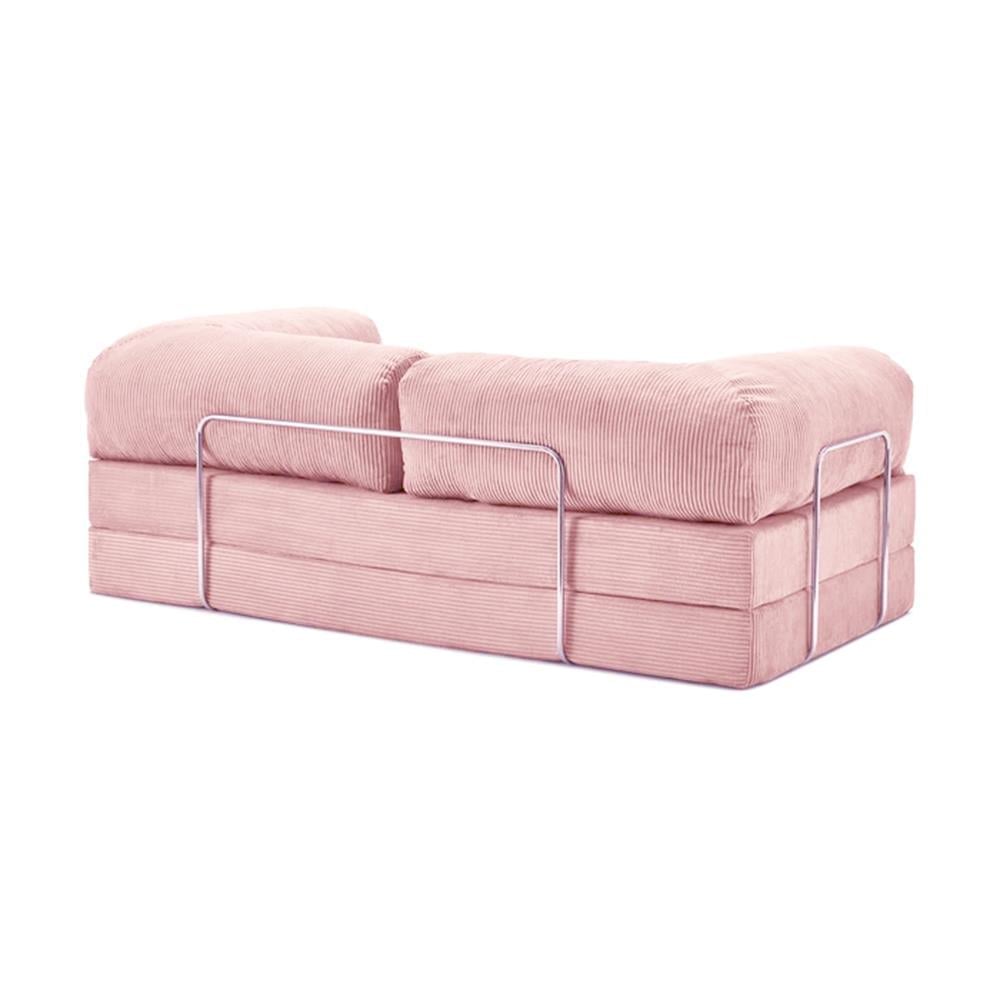 Modern Pink Modular Sofa Bed