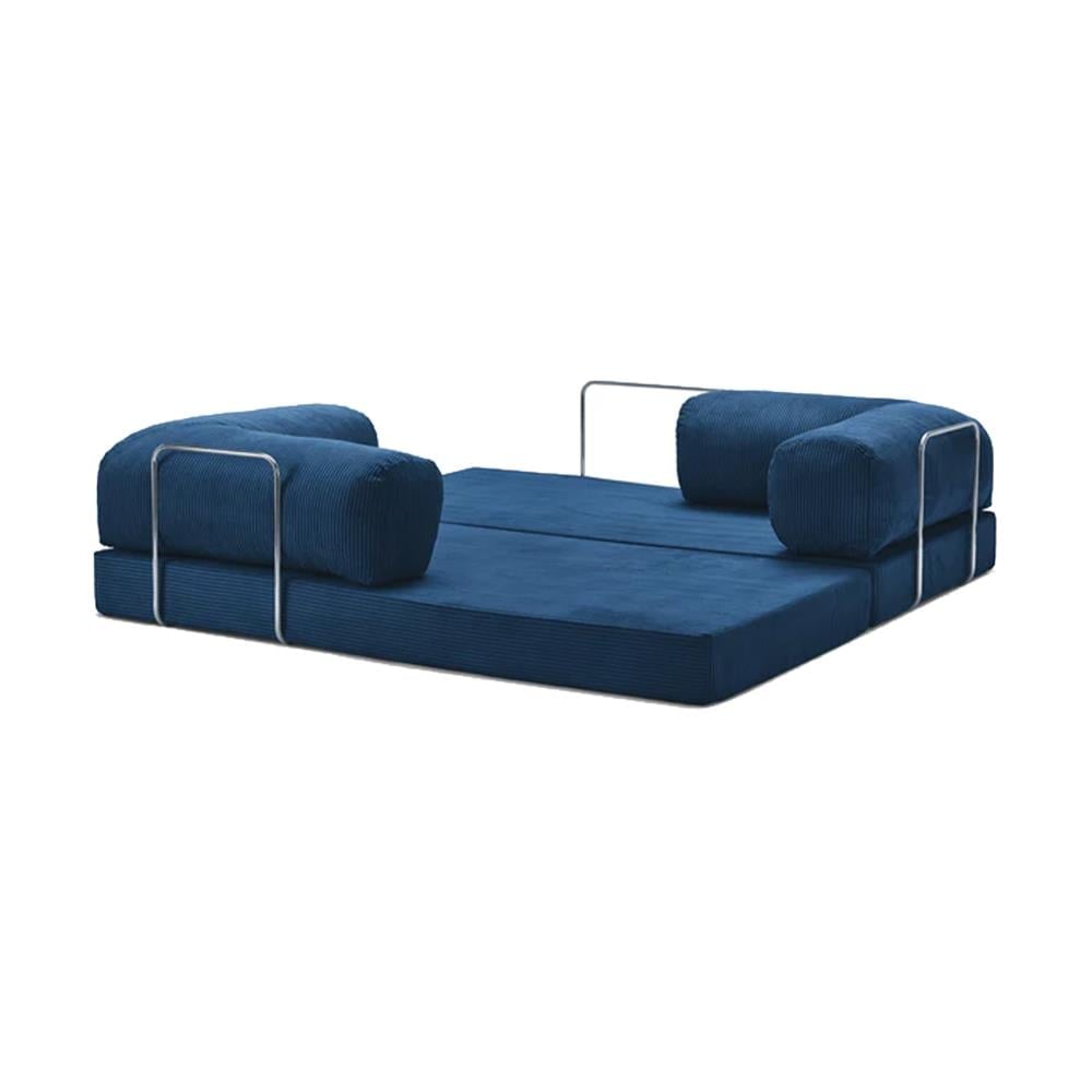 Blue Corduroy Sofa