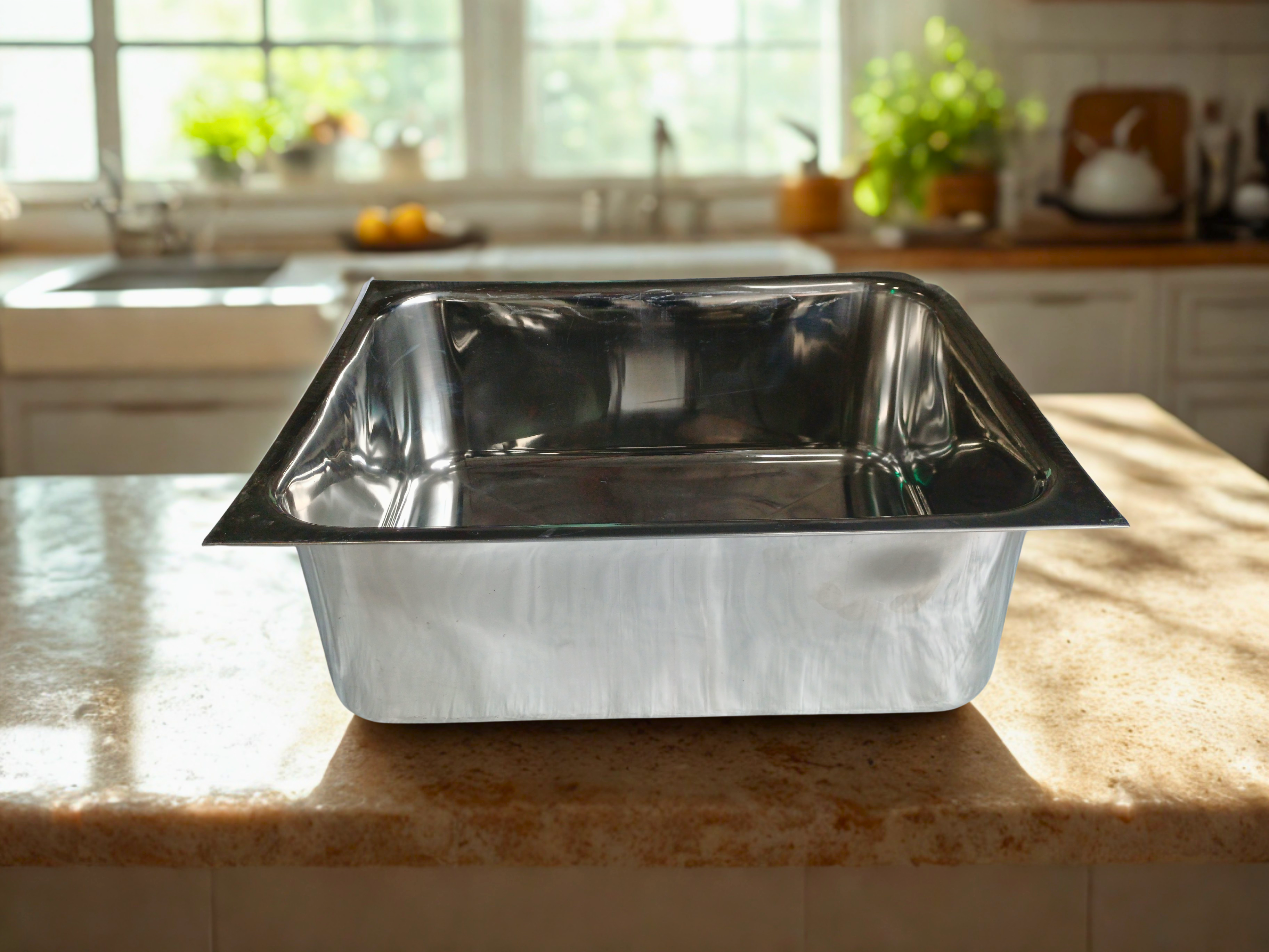 Stainless Steel Rectangular Sink ( 37 x 18 x 8 )