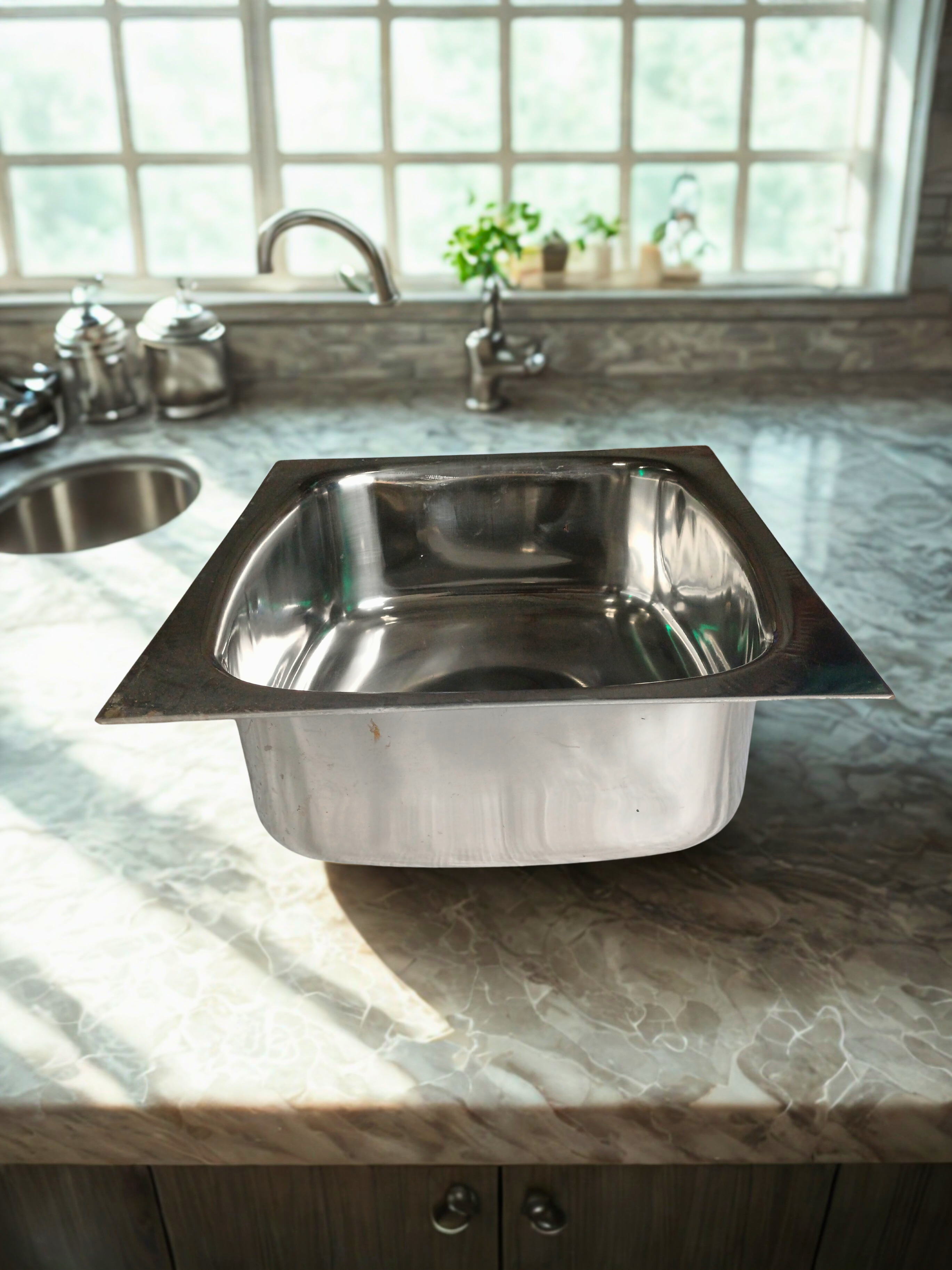 Stainless Steel Kitchen Sink (18x16x8)