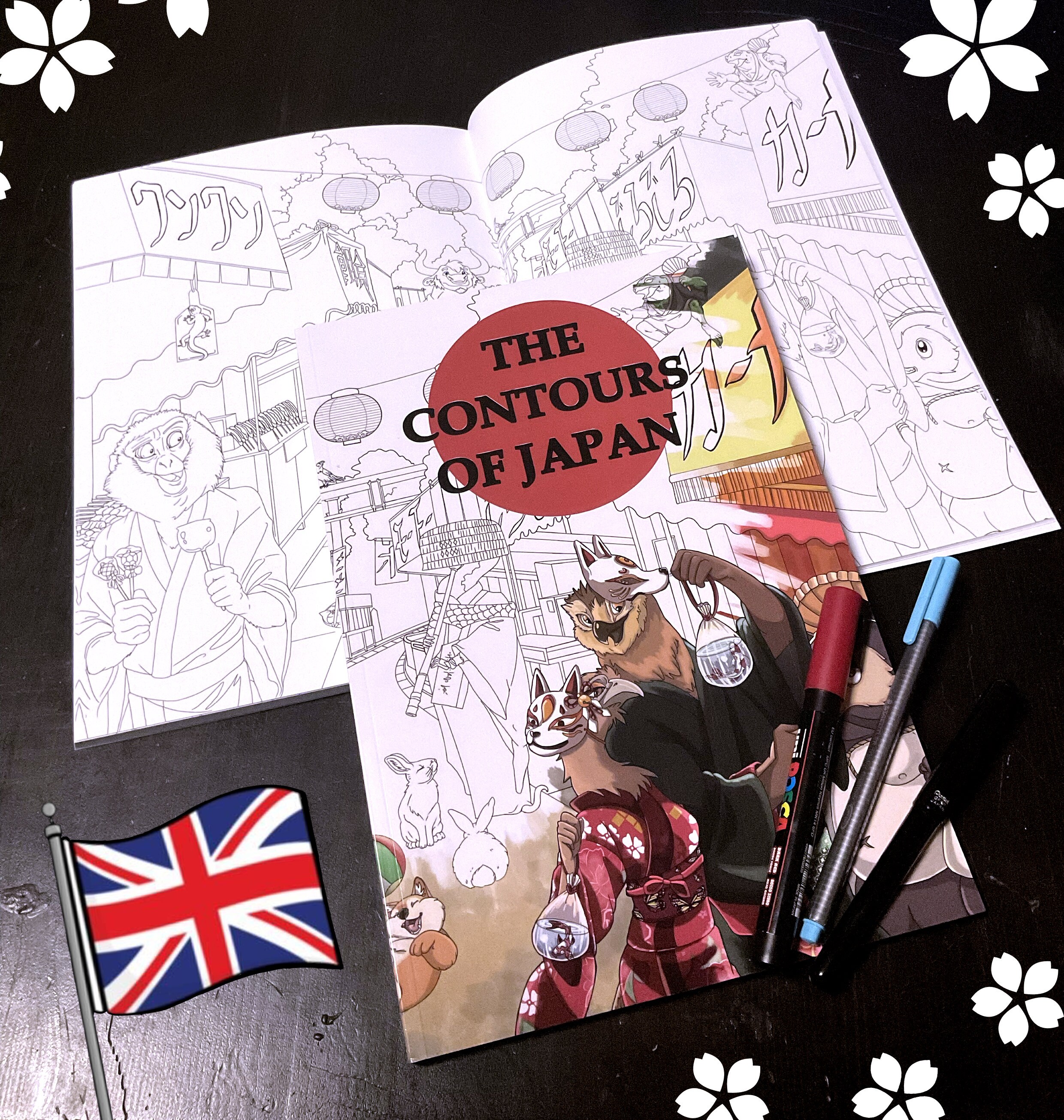 the contours of Japan