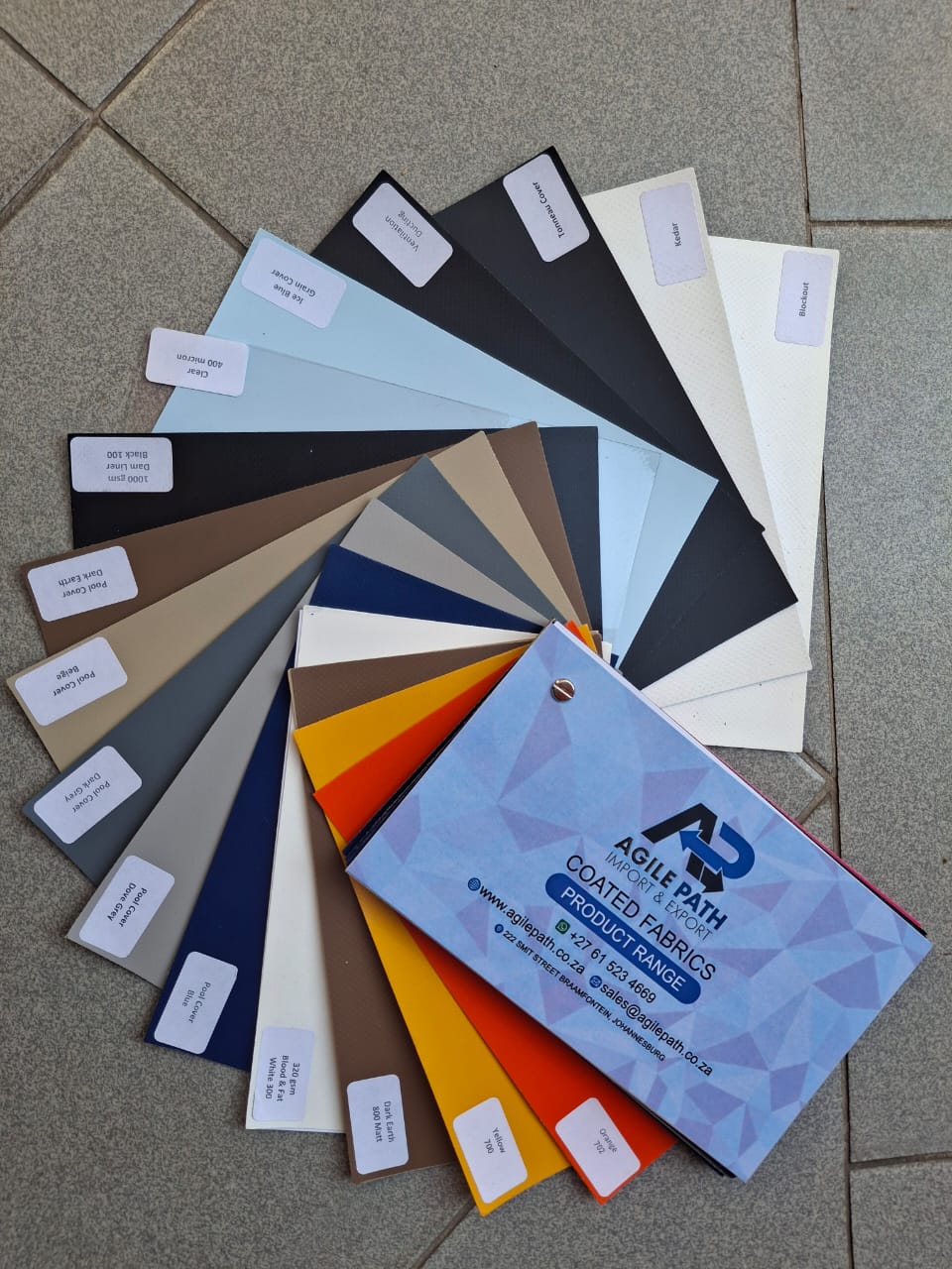 Agile Path Coated Fabrics Product Range