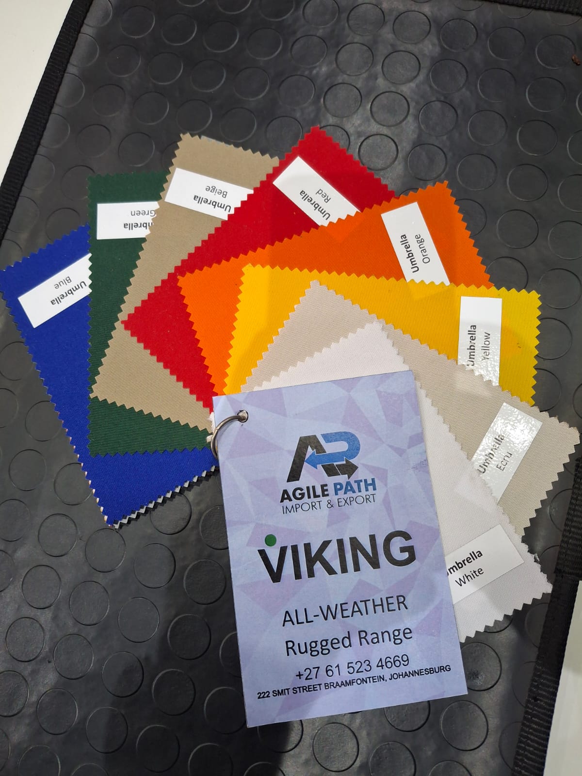 Viking All-Weather Rugged Fabric Samples