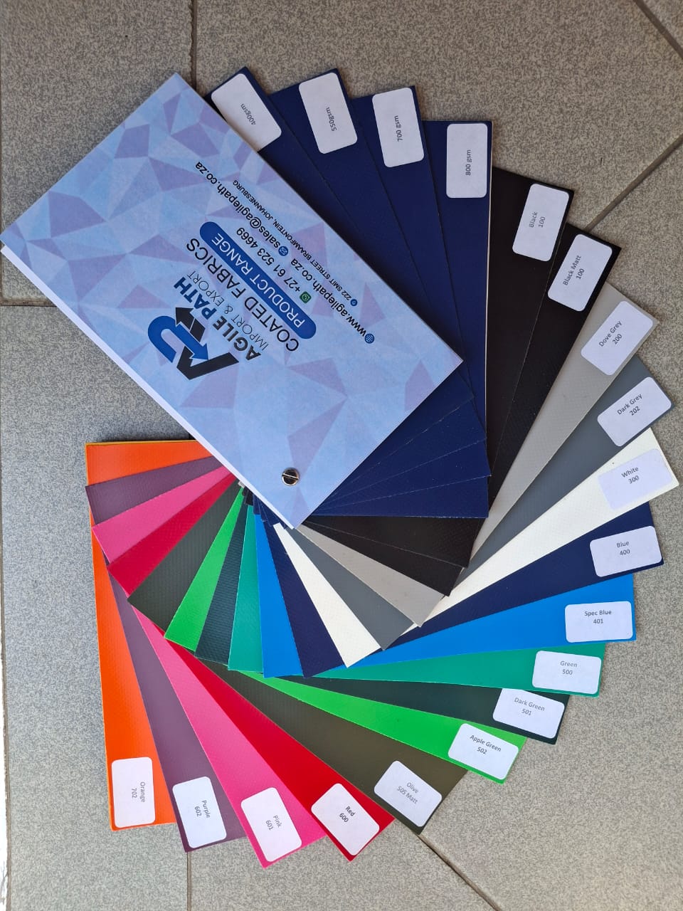 Alfa Paint Coated Surface Color Samples