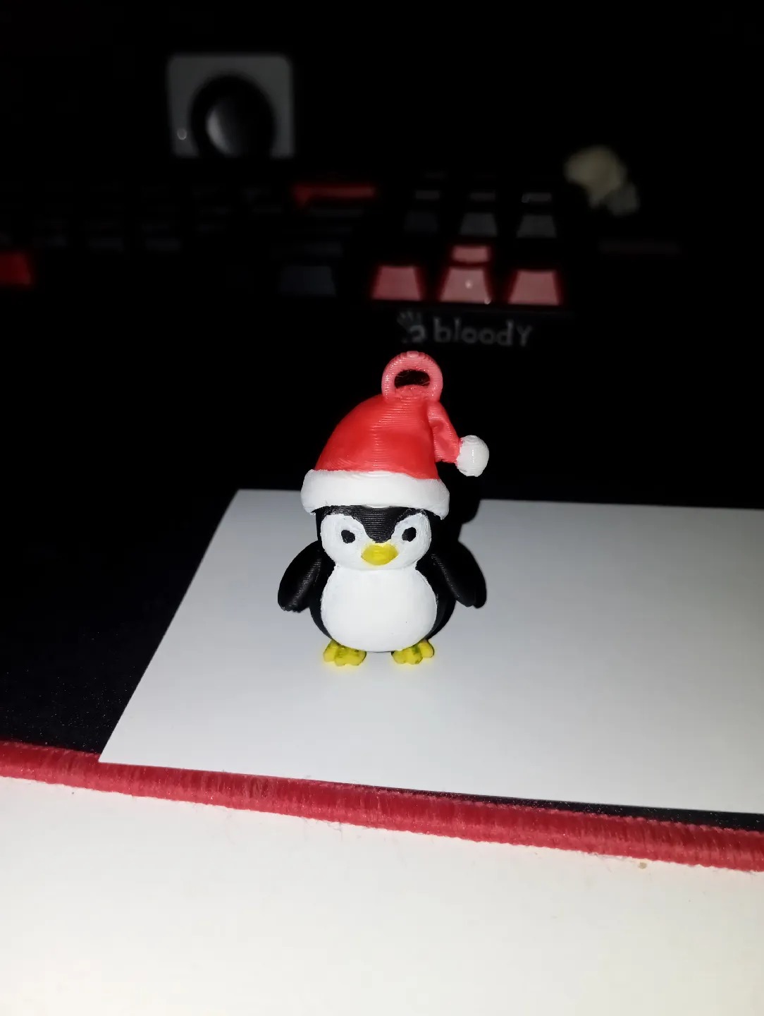 Pinguim para árvore de natal