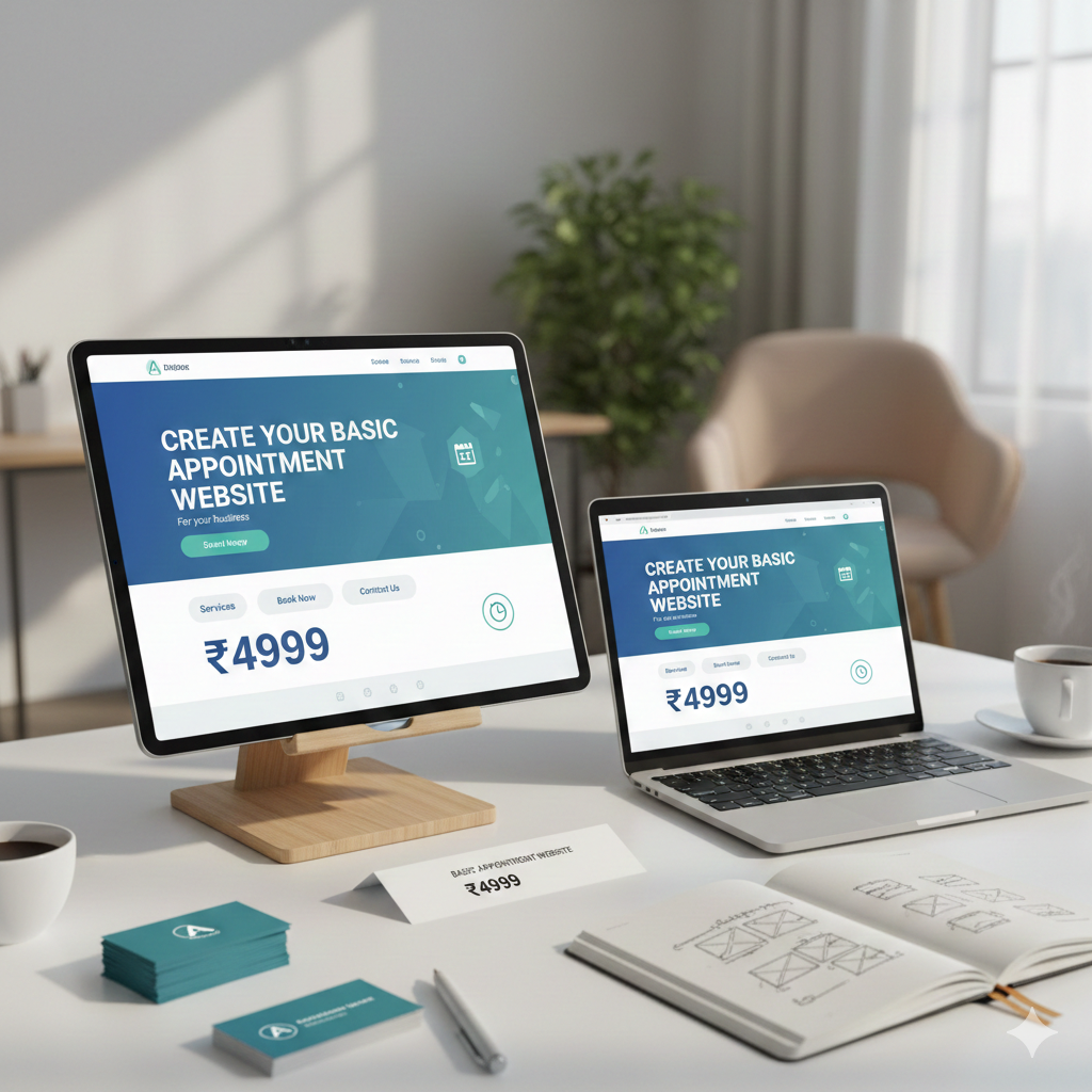 💻 Effortless Online Booking: Your Basic Appointment Website for Just ₹4999!