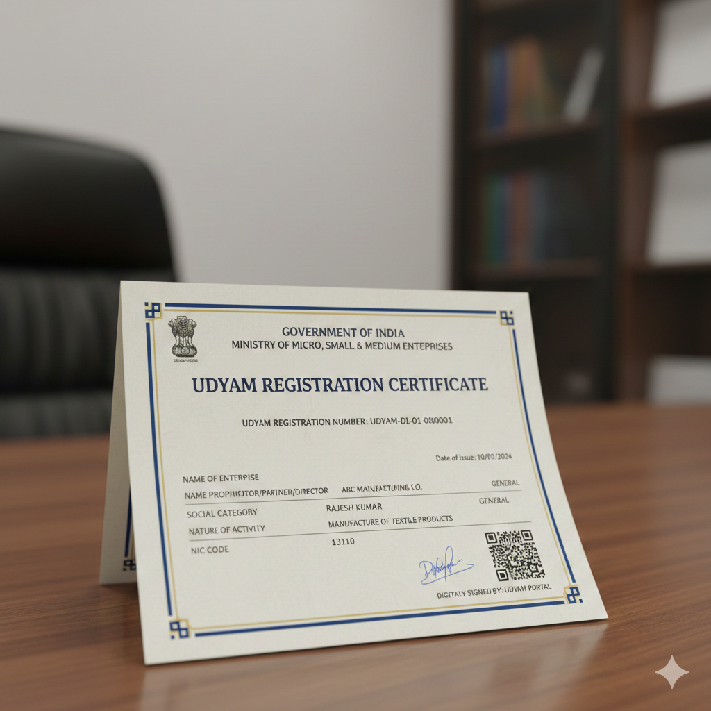 Udyam Certificate Only ₹499!