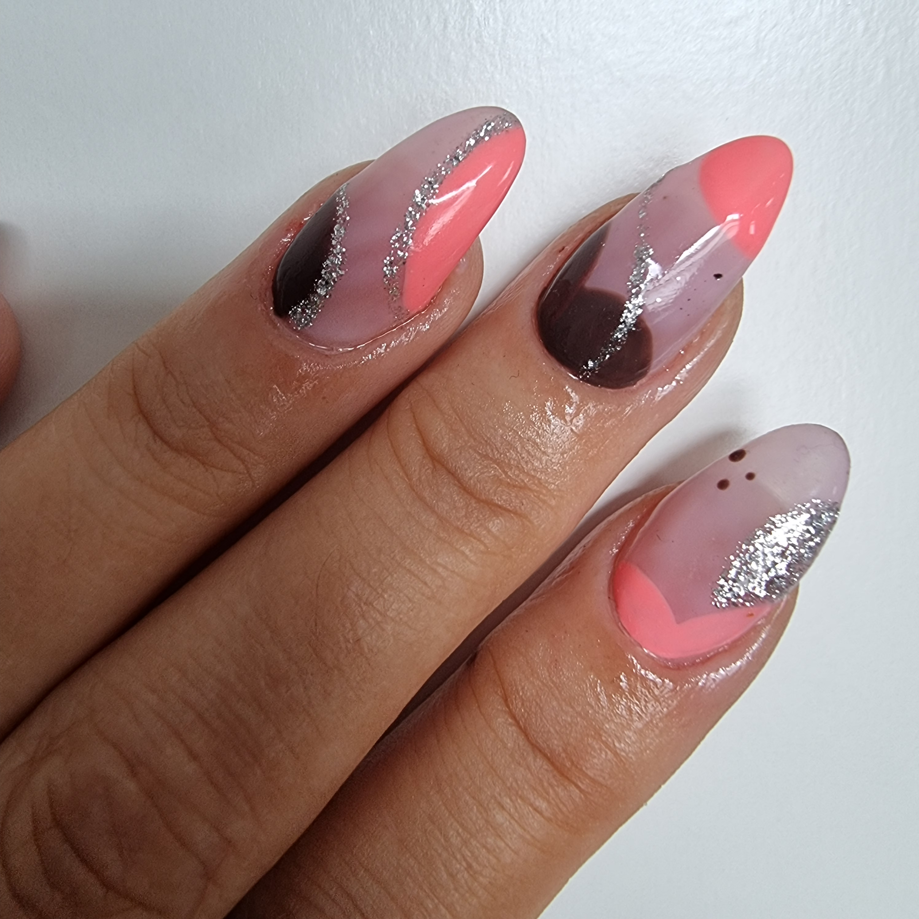 Half Moon Glitter / Full hand
