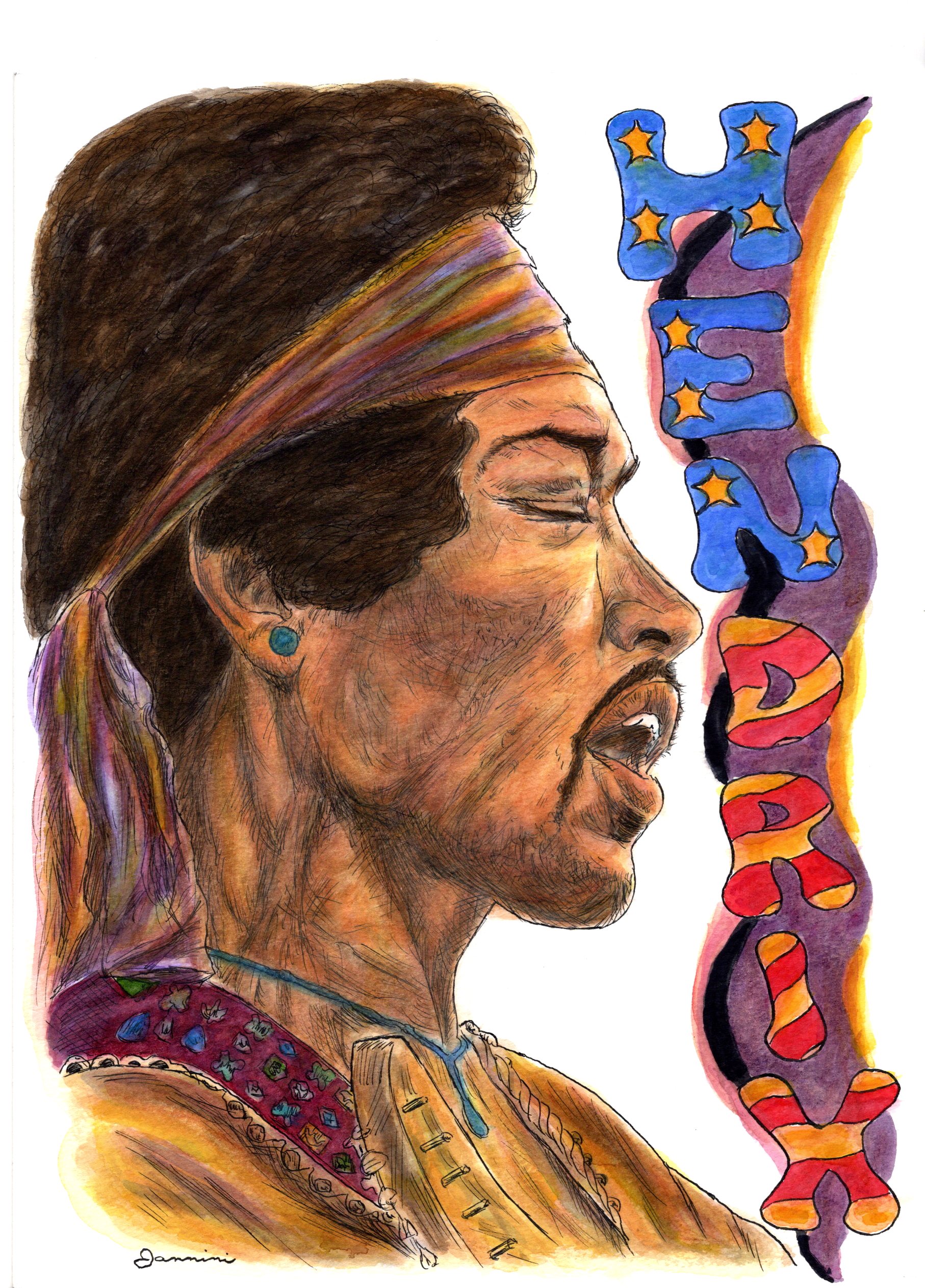 Jimi Hendrix Guitar Legend