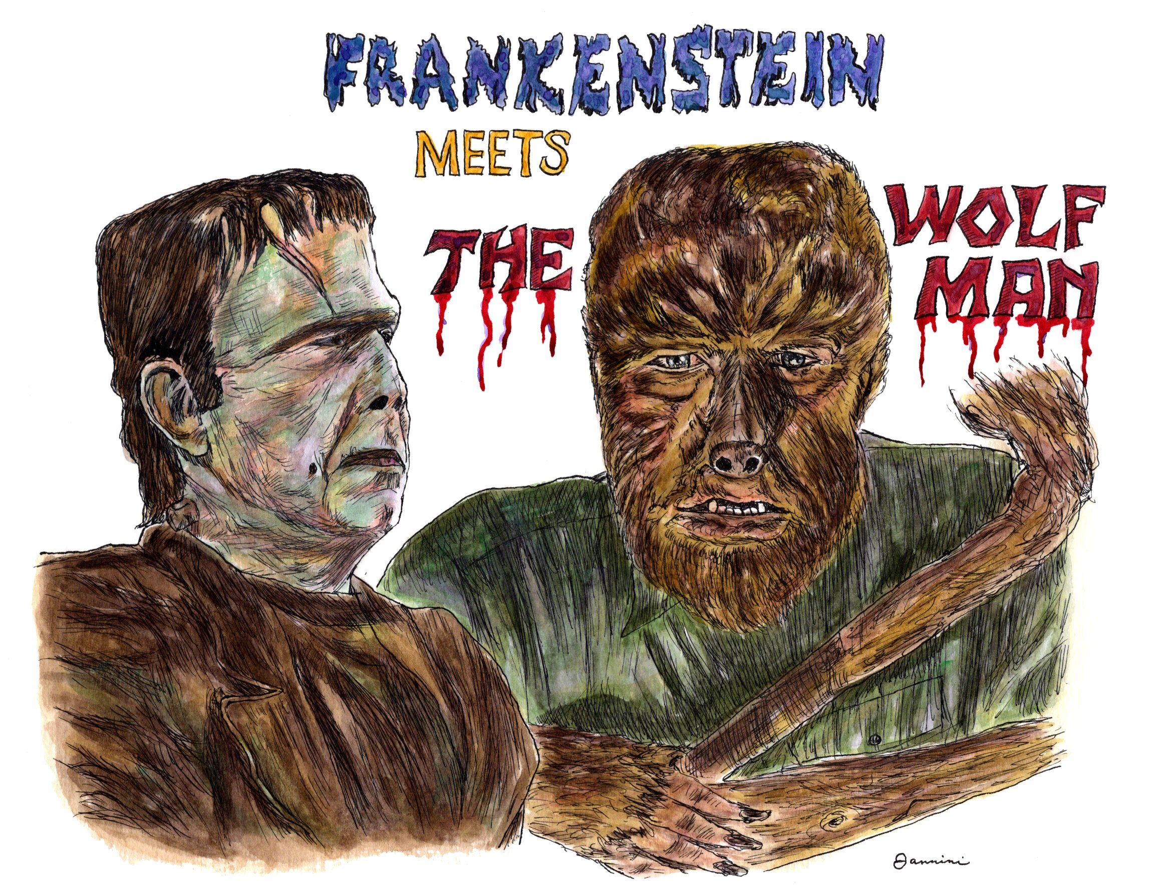 Frankenstein Meets The Wolfman