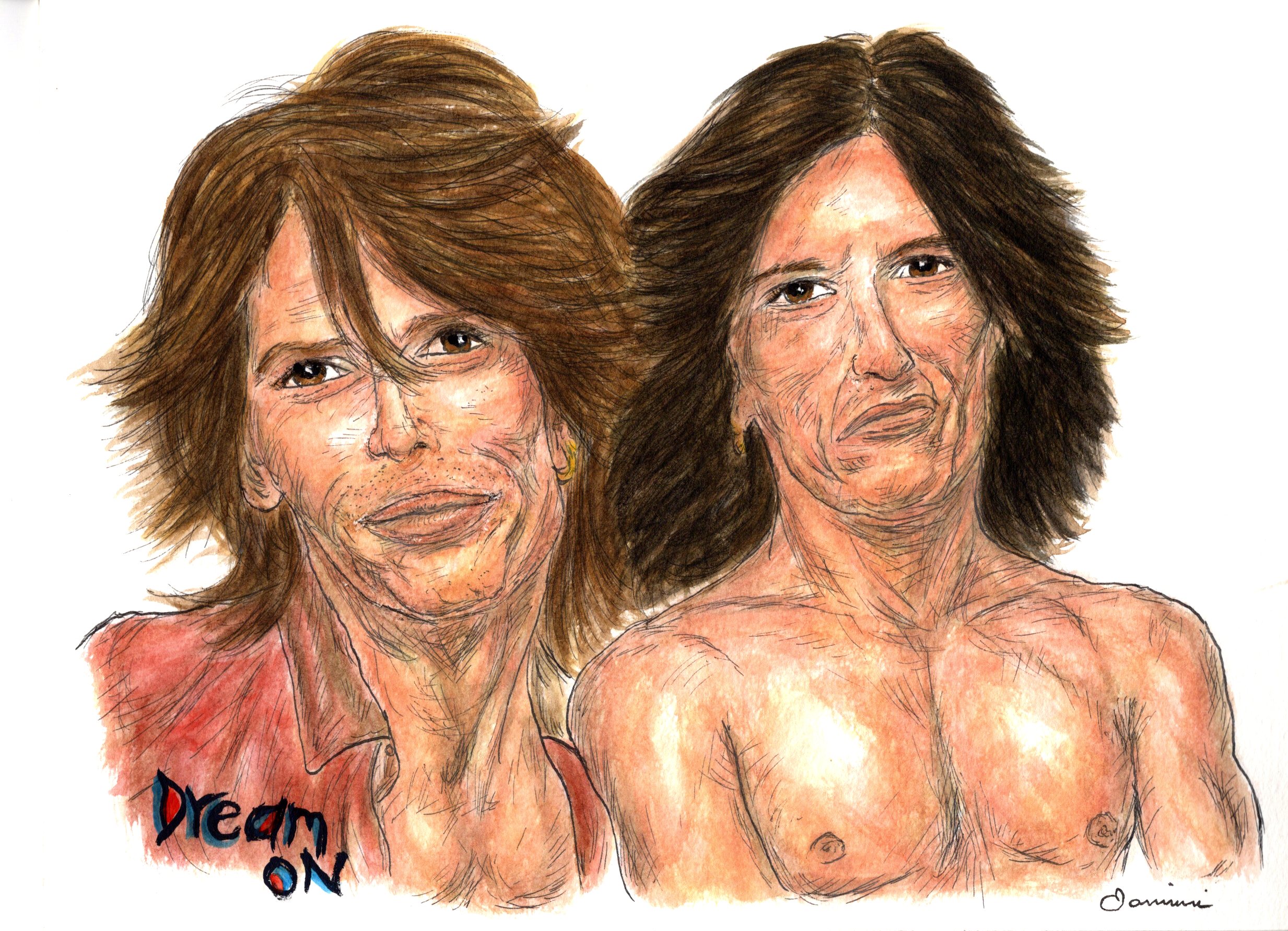 Steven Tyler and Joe Perry of Aerosmith