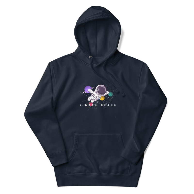 Astronaut Graphic Black Hoodie
