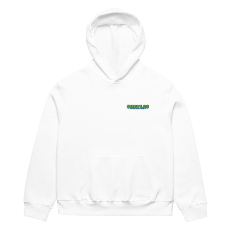White Graphic Hoodie