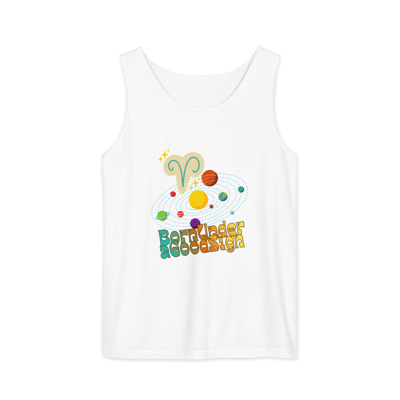 Aries Zodiac Graphic Tank Top