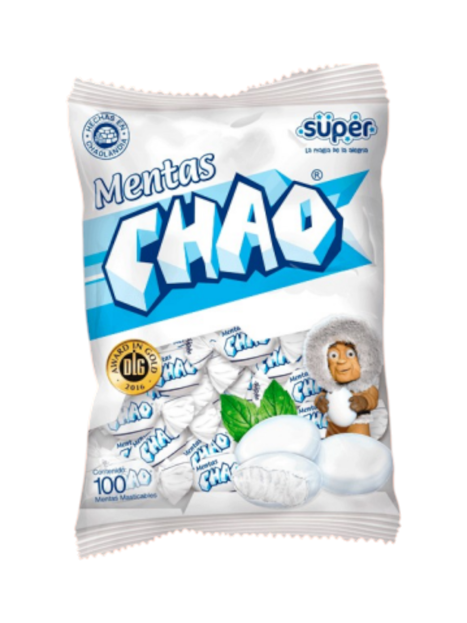 CHAO MENTA PEPA X100 UNIDADES