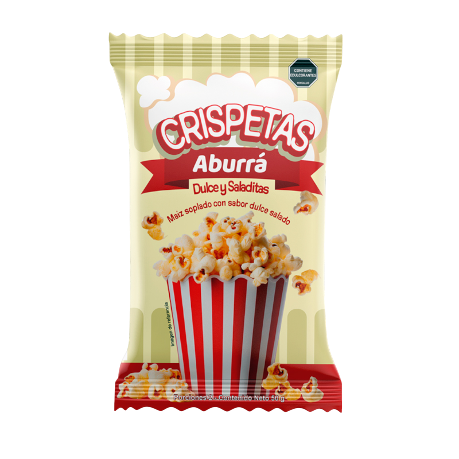 CRISPETA DULCE Y SALADITA 42G DISPLAY