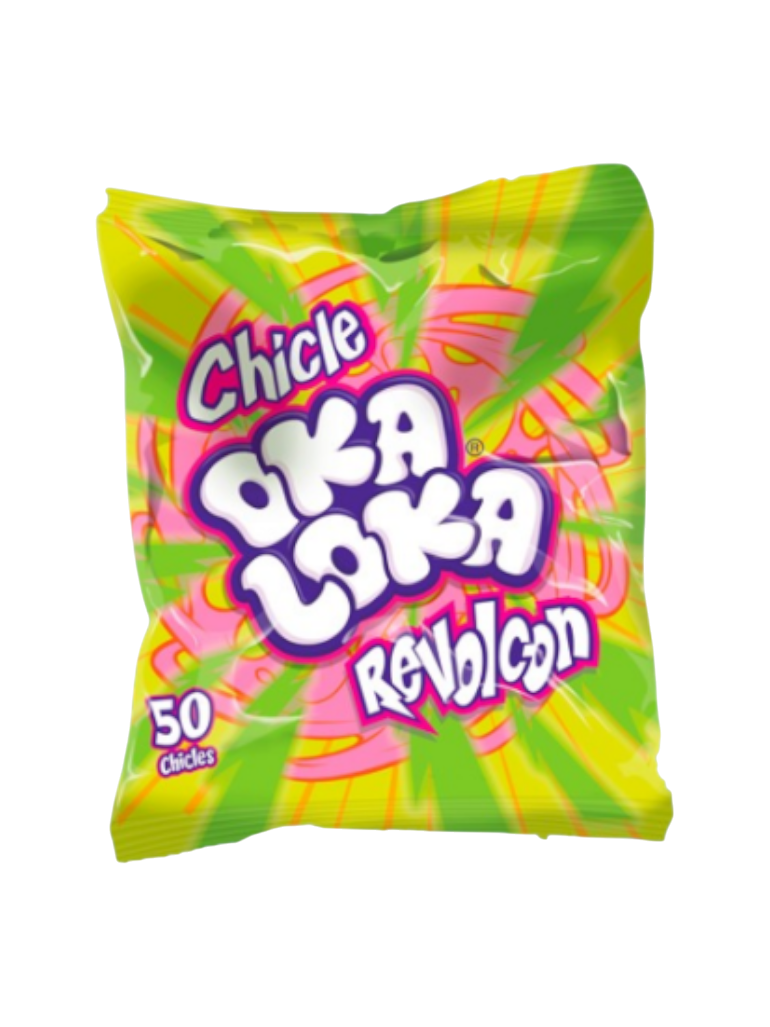 OKA LOKA CHICLE REVOLCÓN  X50 UNIDADES