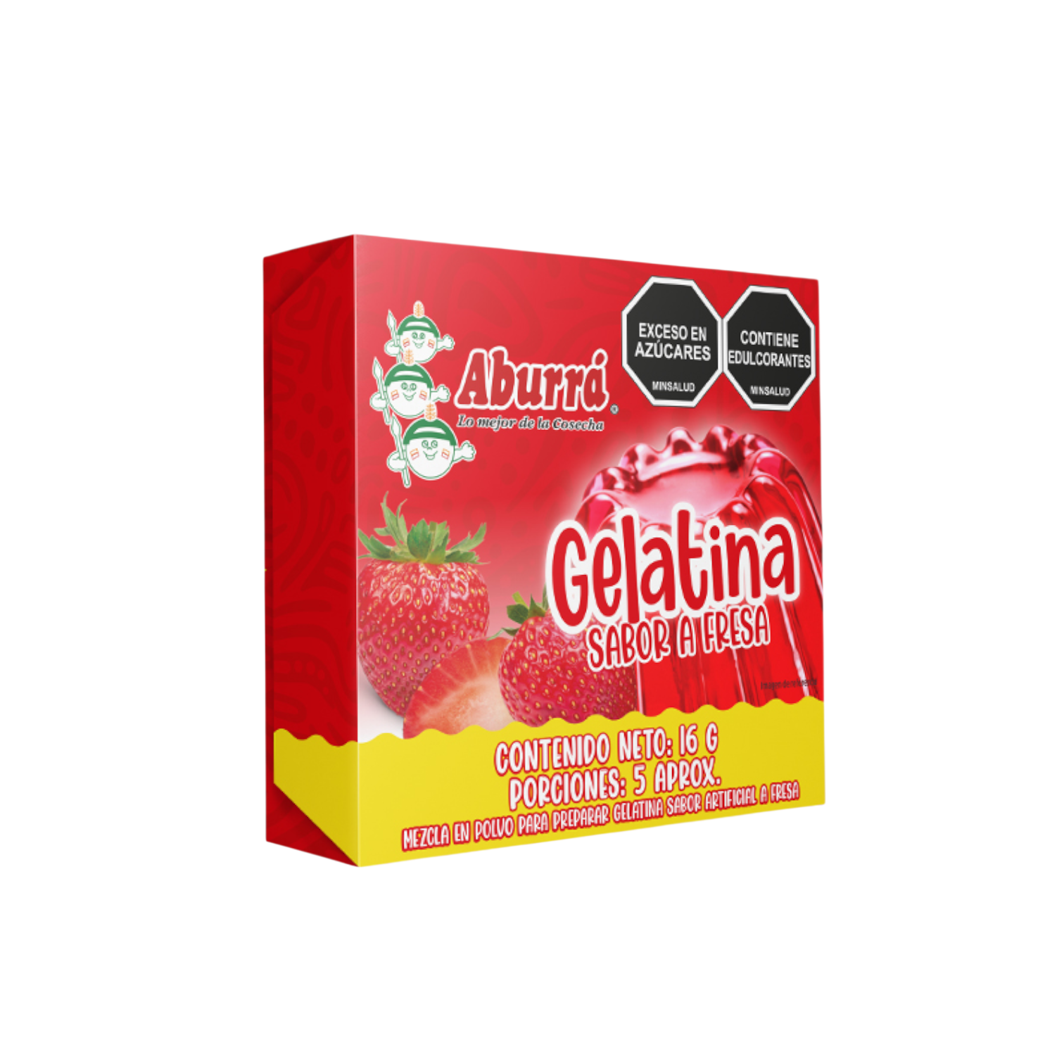 GELATINA SABOR A FRESA 16G