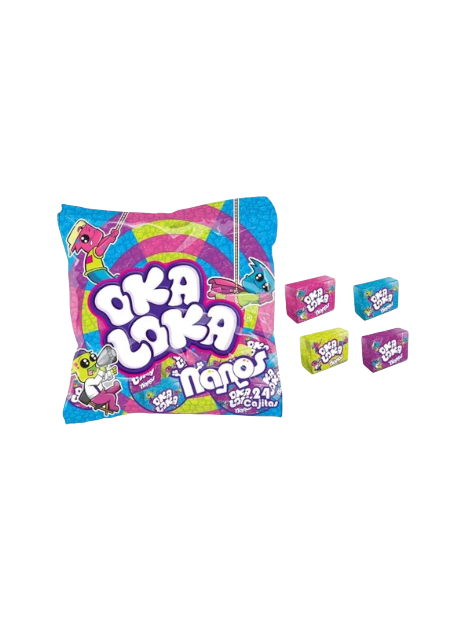 OKA LOKA NANOS X24 UNIDADES