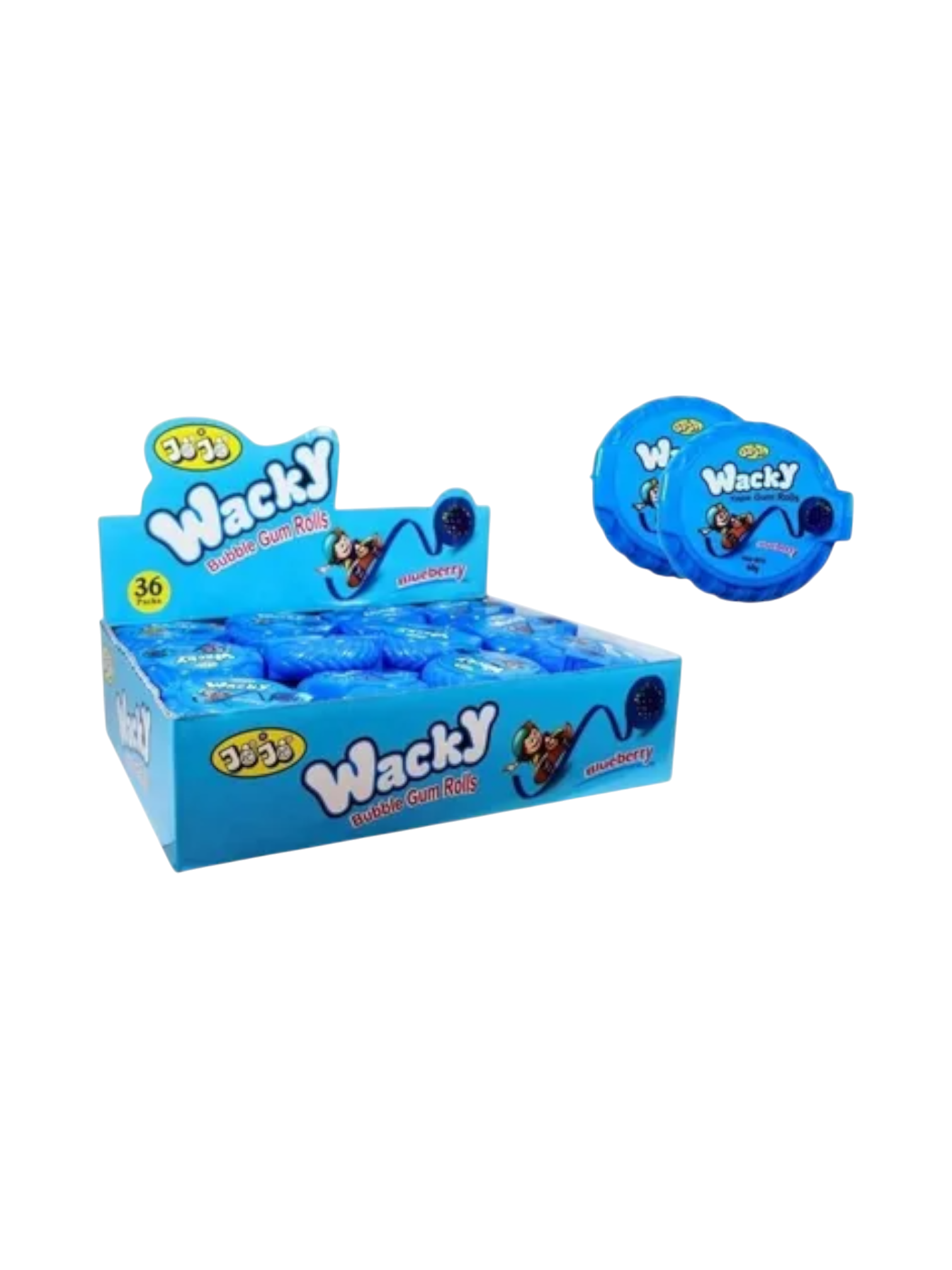 CHICLE WACKY SURTIDO X18 UNIDADES