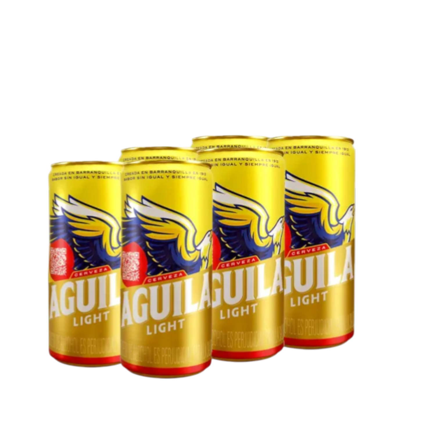 CERVEZA AGUILA LIGHT LATON 473ML X6 UND