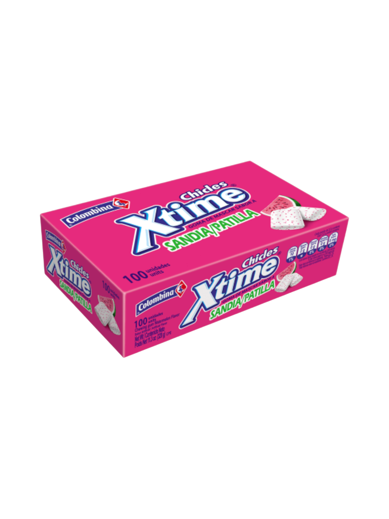 CHICLE XTIME SANDÍA X100