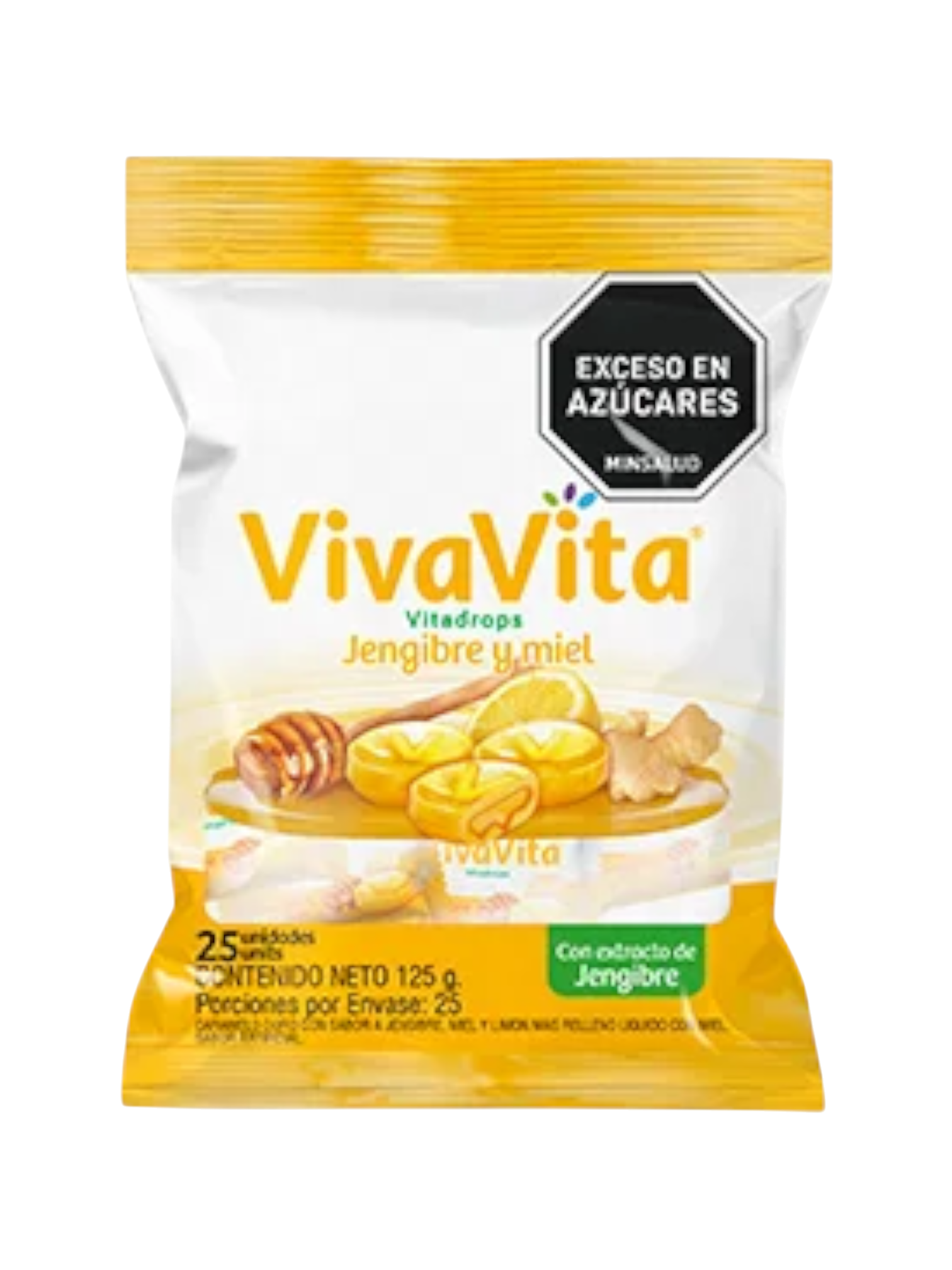 VIVAVITA JENGIBRE Y MIEL X24