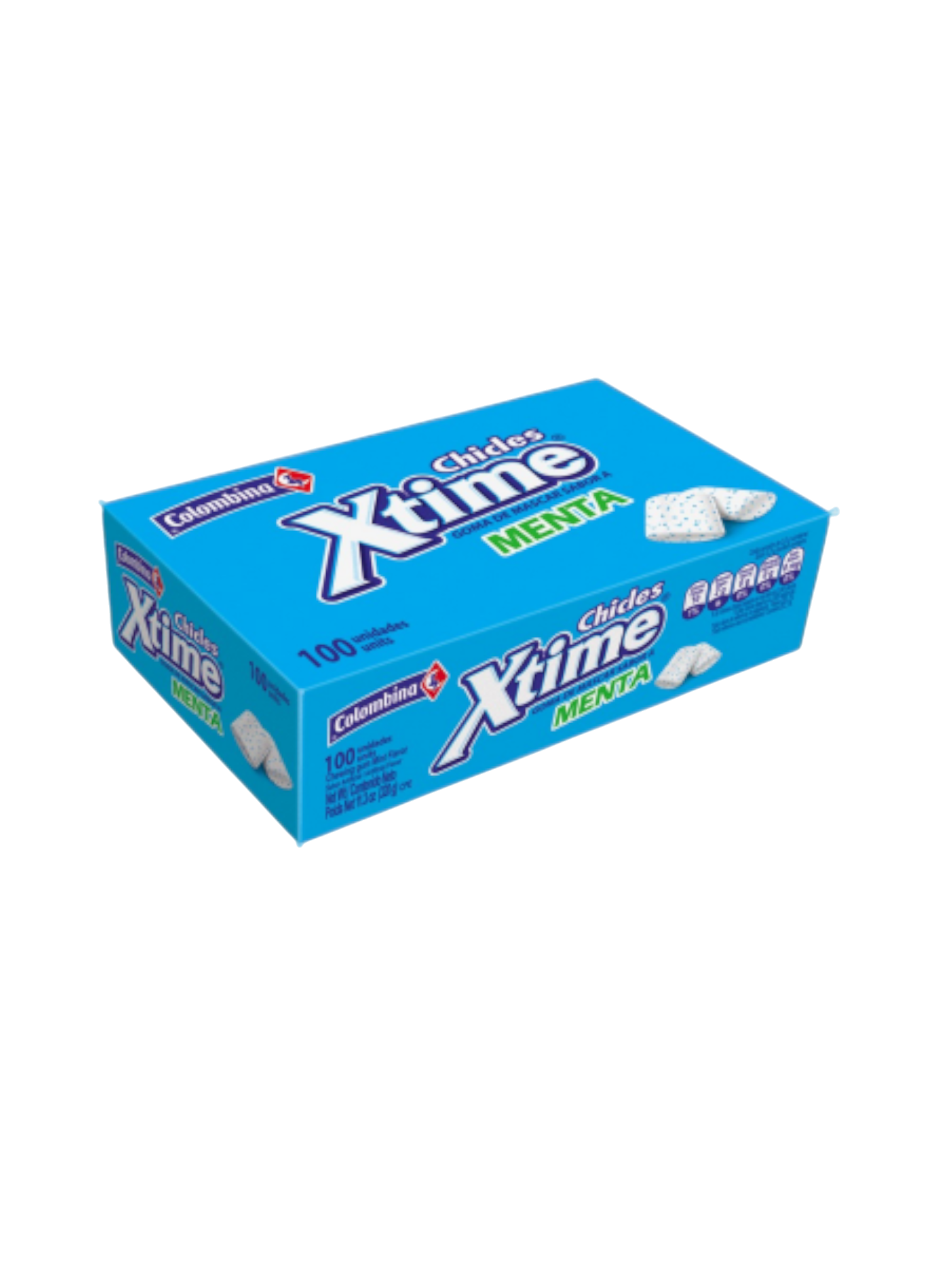 CHICLE XTIME MENTA X100