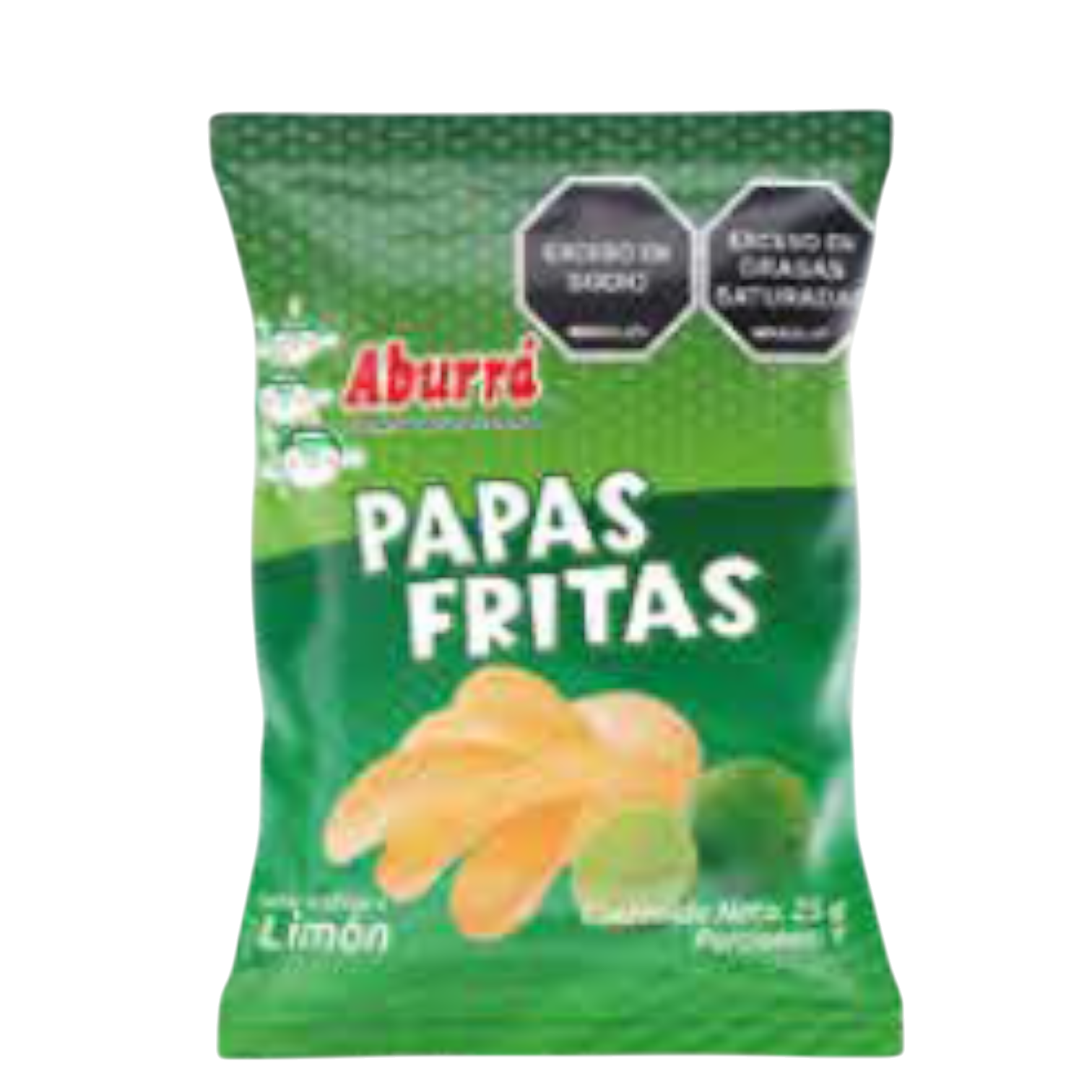 PAPAS FRITAS DE LIMON PQ 12 UNIDADES *25G