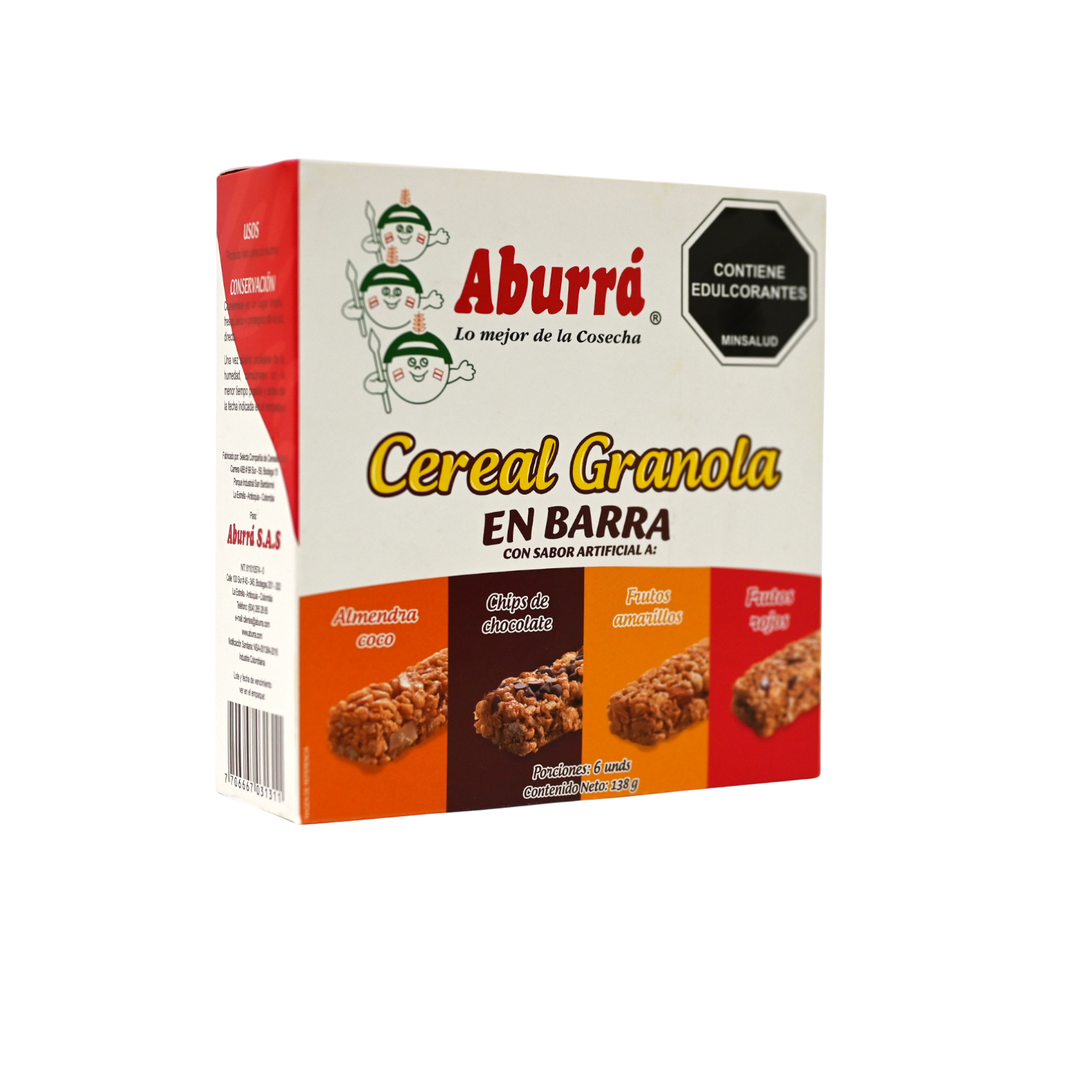 BARRAS DE CEREAL DISPLAY 6 UNIDADES *23G