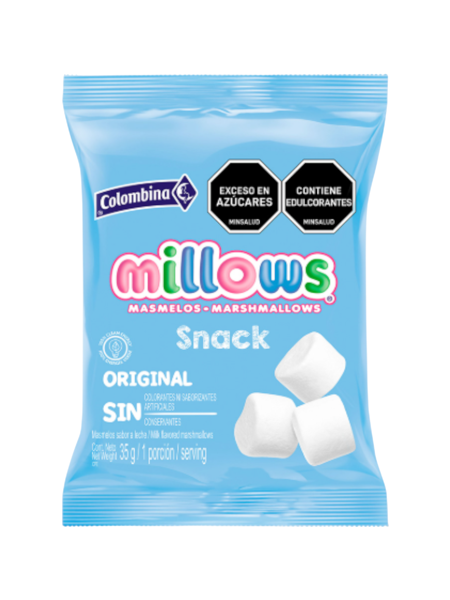 MILLOWS SNACKS BLANCO 35GR
