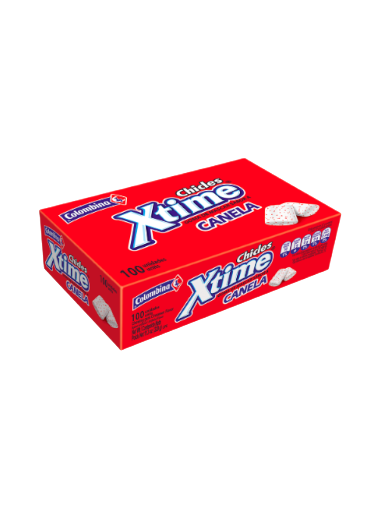 CHICLE XTIME CANELA X100