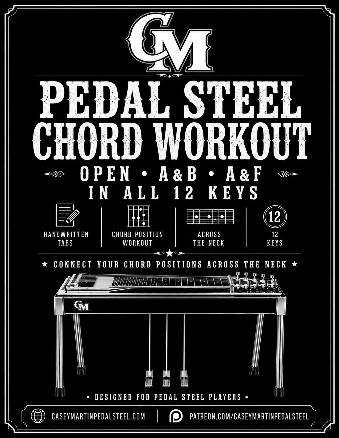 Pedal Steel Chord Workout