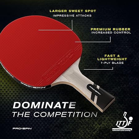 PRO SPIN Ping Pong Paddles