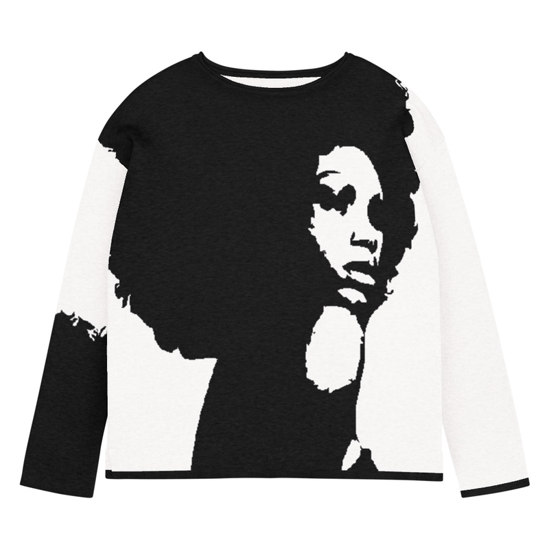 Women’s straight bottom knitted sweater