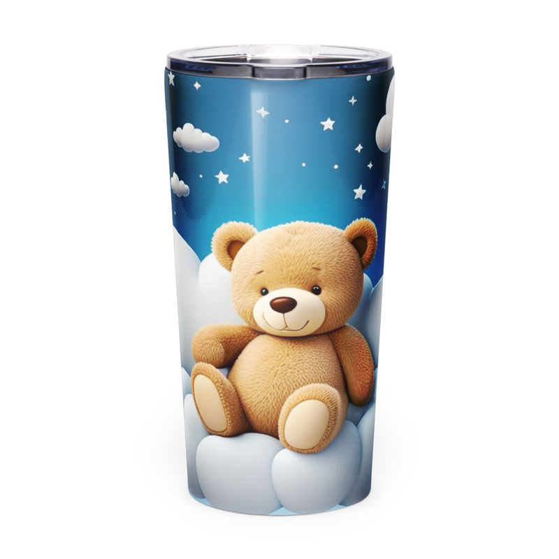 Tapered stainless steel tumbler