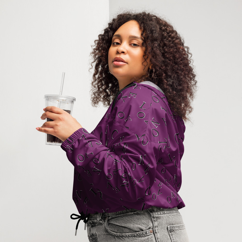 Women’s cropped windbreaker