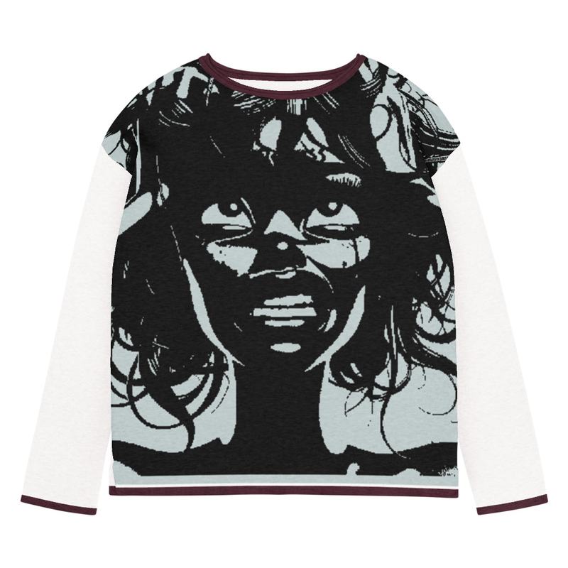 Women’s straight bottom knitted sweater