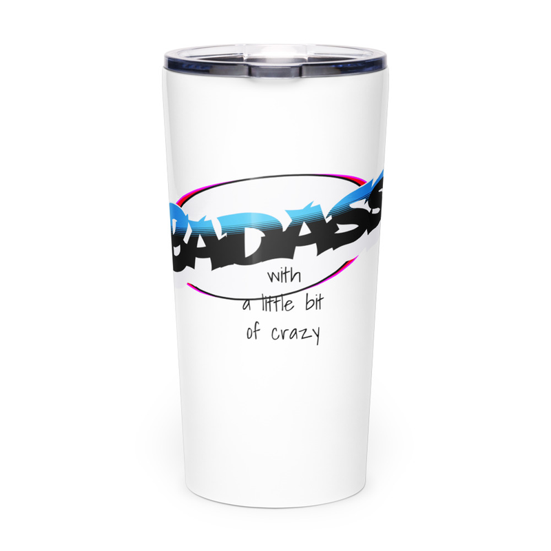 Tapered stainless steel tumbler