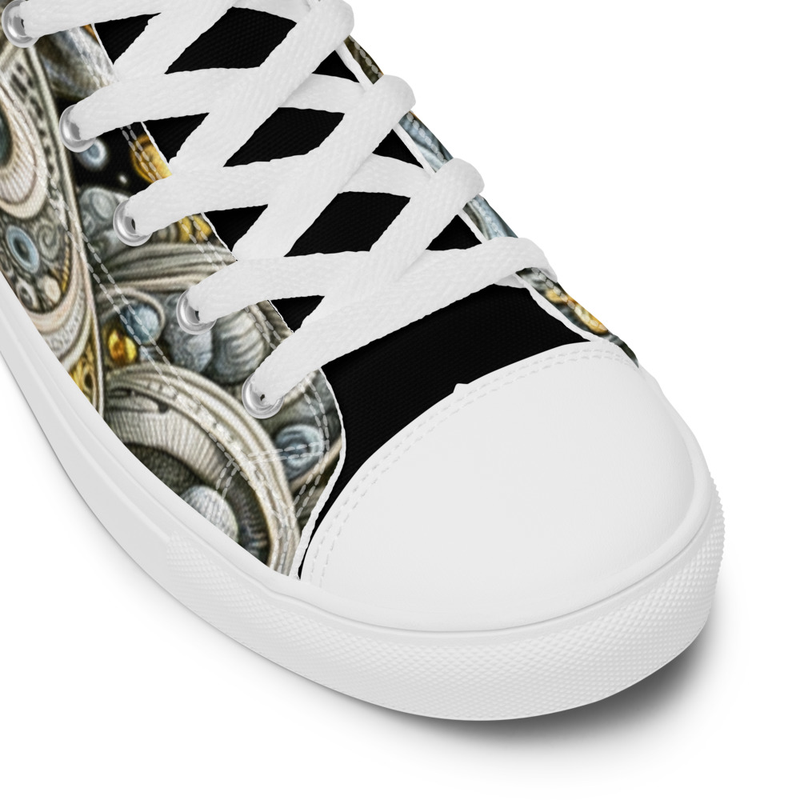 Women’s high top canvas shoes