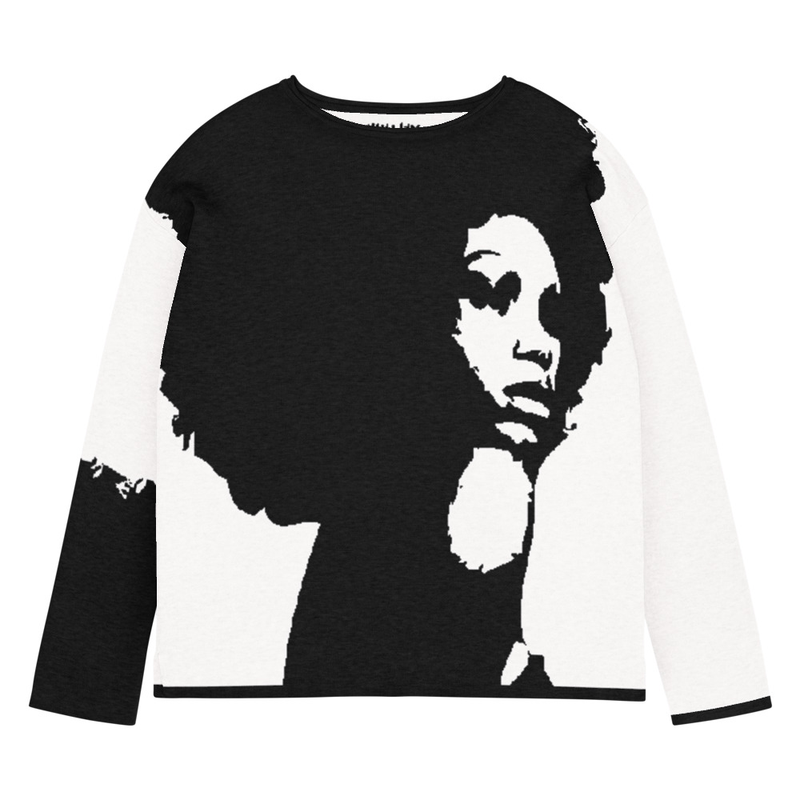 Women’s straight bottom knitted sweater