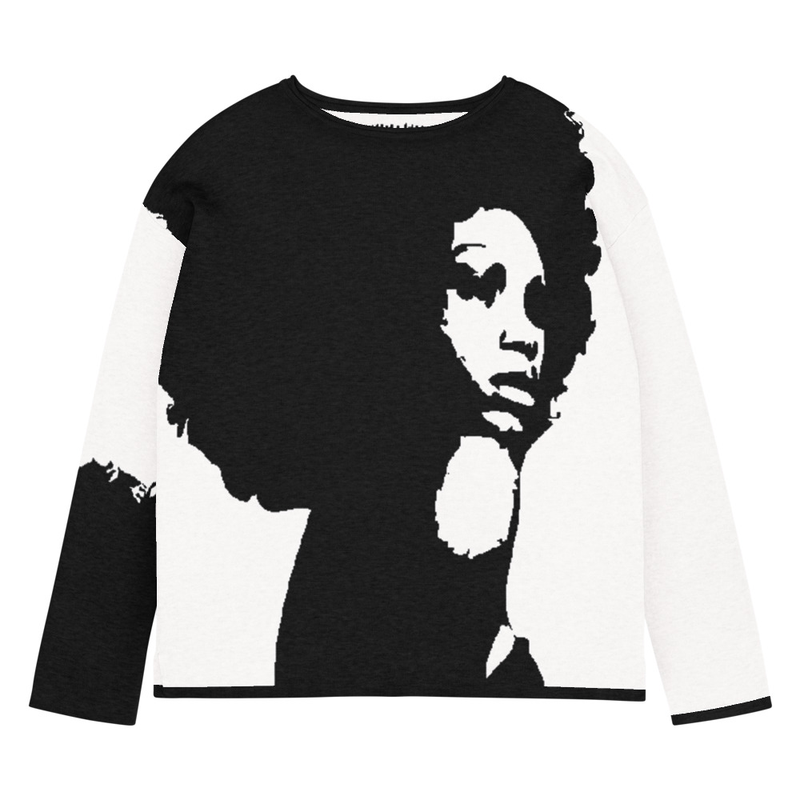 Women’s straight bottom knitted sweater