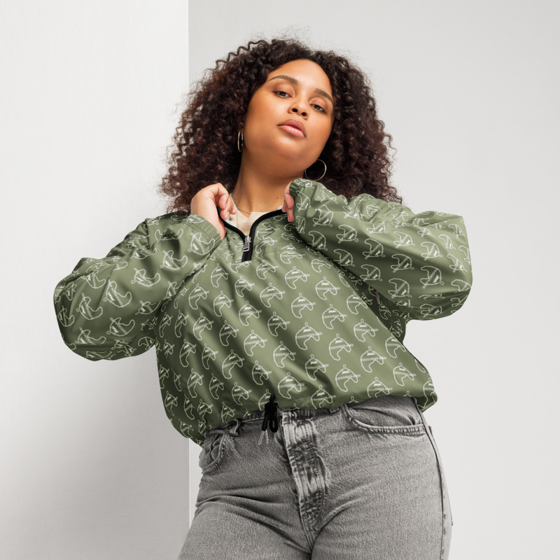 Women’s cropped windbreaker