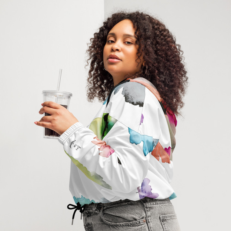 Women’s cropped windbreaker