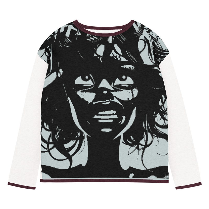 Women’s straight bottom knitted sweater