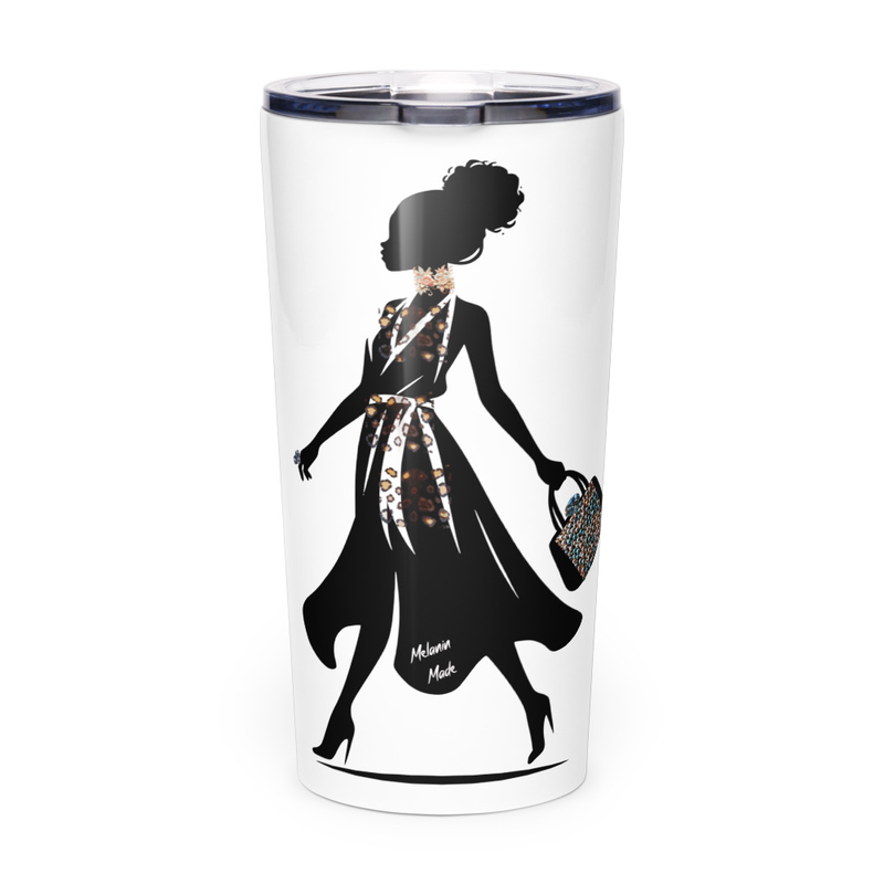 Tapered stainless steel tumbler