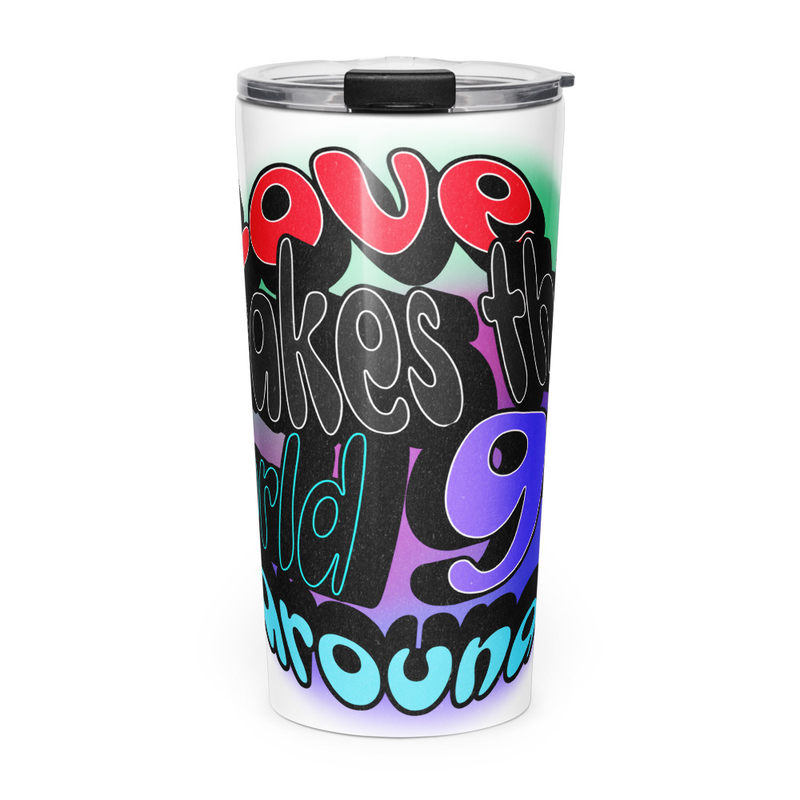 Tapered stainless steel tumbler