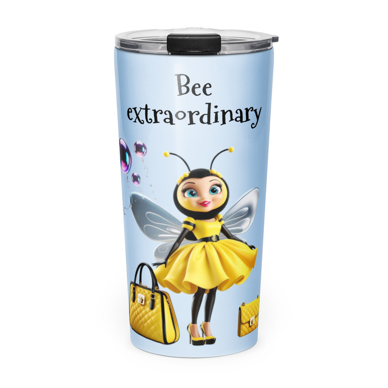 Tapered stainless steel tumbler