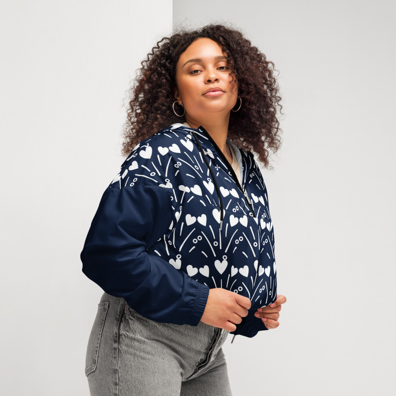 Women’s cropped windbreaker